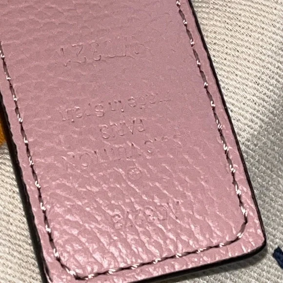 Louis Vuitton Monogram/Rose Ballerine Revers. 30mm Belt 80 - Picture 5 of 8